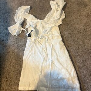 MINKPINK White Backless Dress